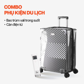 Phụ kiện khác Combo 2 món phụ kiện Bao trùm trong suốt The Travel Star Clearguard Cover + Cân điện tử The Travel Star C00-348 