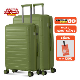 Vali Combo 2 Vali Larita Pome Size M + L Dark Blue