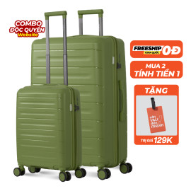 Vali Combo 2 Vali Larita Pome Size S + L Dark Blue