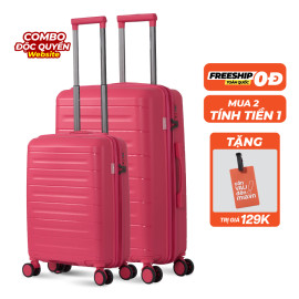 Vali Combo 2 Vali Larita Pome Size S + M Dark Blue