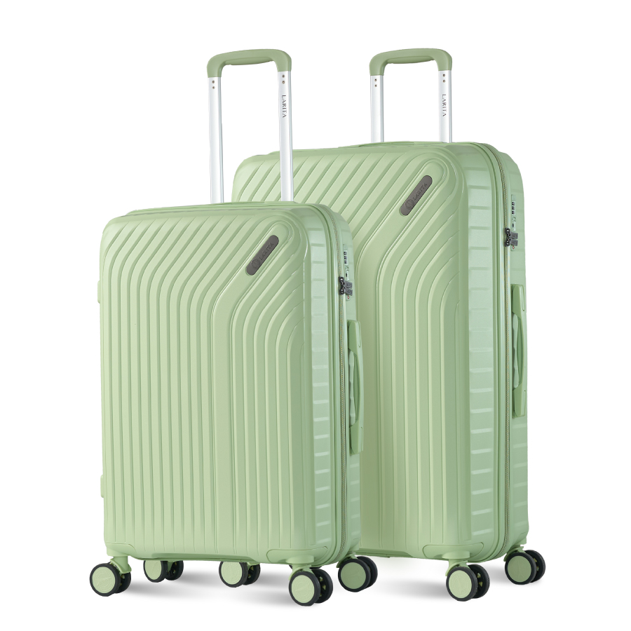 Vali Combo 2 Vali Larita Rico Size M + L Light Green