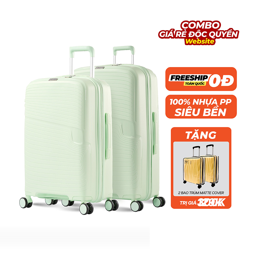 Vali Combo 2 Vali Larita Romi Size M + L Mint