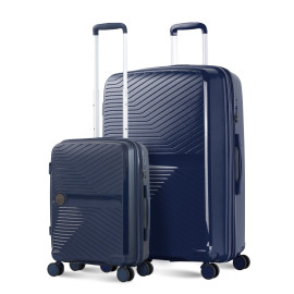 Vali Combo 2 Vali Pisani Demili Size S EXP + L Dark Blue 