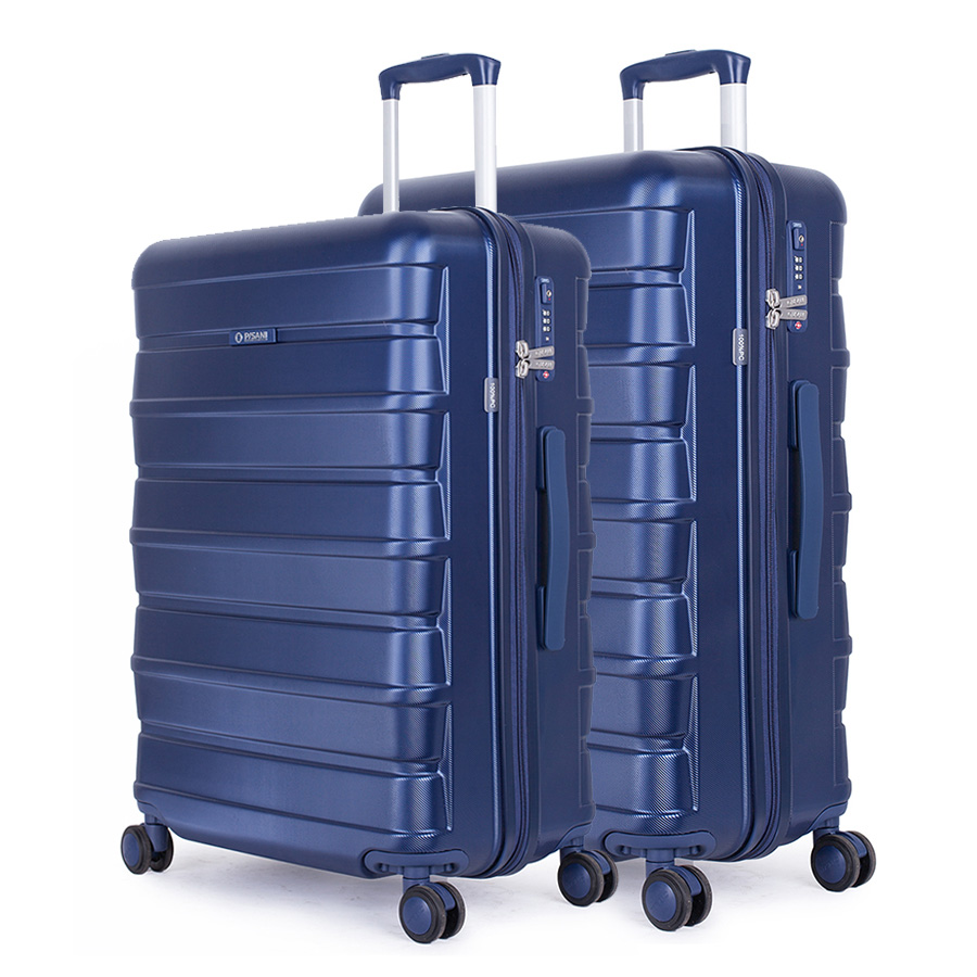 Vali Combo 2 Vali Pisani Tatti Size M + L Blue