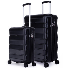 Vali Combo 2 Vali Pisani Tatti Size S + M Silver Gray