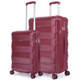 Vali Combo 2 Vali Pisani Tatti Size S + M Silver Gray