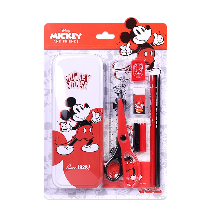 Phụ kiện khác Disney Bộ Dụng cụ học tập Mickey D01131M1 Set 7 Red