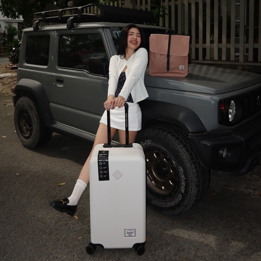 Vali kéo nhựa cứng Herschel Heritage TM Hardshell Large Carry On_20 S Ash Rose