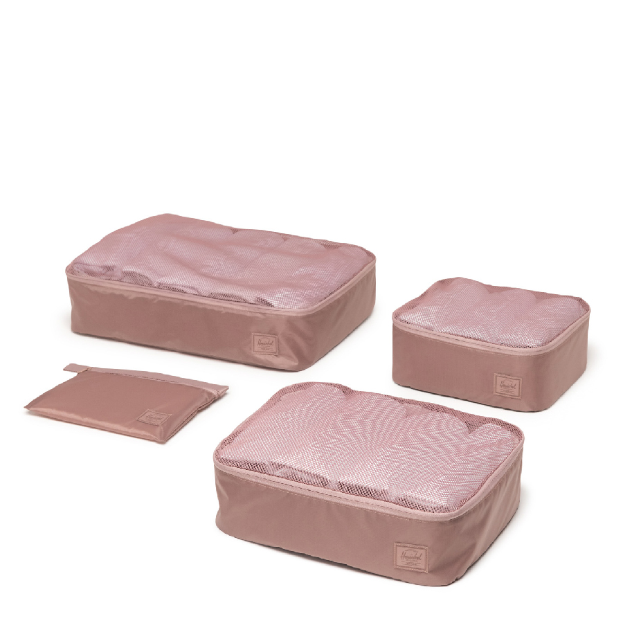 Túi phân loại hành lý Herschel Kyoto TM Packing Cubes Set S Ash Rose Tonal