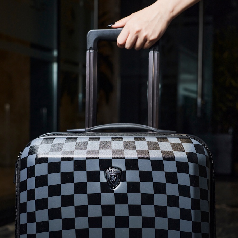 Vali kéo nhựa dẻo Heys EZ Fashion_20 S Black/Grey Checkered