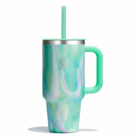 Bình nước Hydro Flask HWB_01_All Around Travel Tumler Ly giữ nhiệt 32 OZ 946 ml Mermaid Green le