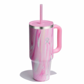 Bình nước Hydro Flask HWB_01_All Around Travel Tumler Ly giữ nhiệt 40 OZ 1183 ml Seaspritz Pink Le