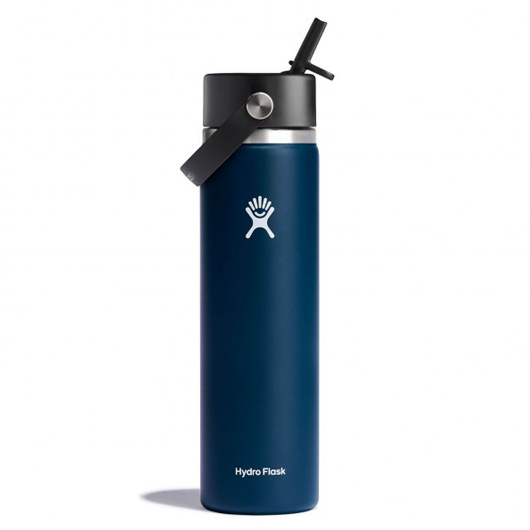 Bình nước Hydro Flask HWB_05 Wide Flex Straw Cap Bình giữ nhiệt 24 Oz 710ml Indigo