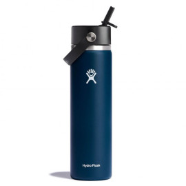 Bình nước Hydro Flask HWB_05 Wide Flex Straw Cap Bình giữ nhiệt 24 Oz 710ml Indigo