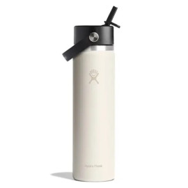 Bình nước Hydro Flask HWB_05 Wide Flex Straw Cap Bình giữ nhiệt 24 Oz 710ml Ivory