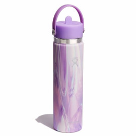 Bình nước Hydro Flask HWB_05 Wide Flex Straw Cap Bình giữ nhiệt 24 Oz 710ml Indigo