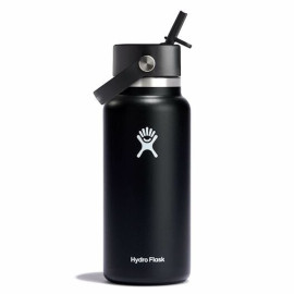 Bình nước Hydro Flask HWB_05 Wide Flex Straw Cap Bình giữ nhiệt 32 OZ 946 ml Seaspritz Pink