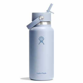 Bình nước Hydro Flask HWB_05 Wide Flex Straw Cap Bình giữ nhiệt 32 OZ 946 ml Seaspritz Pink
