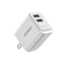 Phụ Kiện Điện Tử Innostyle ADP_02 sạc Minigo 2 USB A 12W Smart AI Charging 2C White