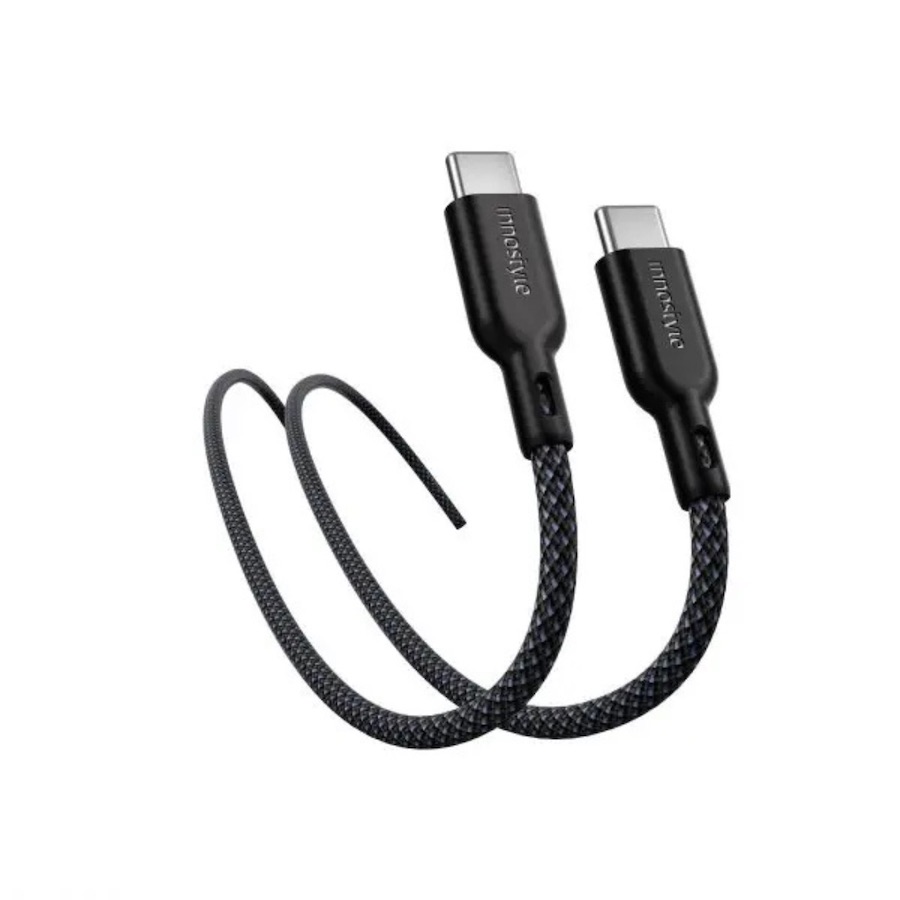 Phụ Kiện Điện Tử Innostyle CAB_02 Cáp PowerNova USB-C to USB-C 60W 1.5m Black