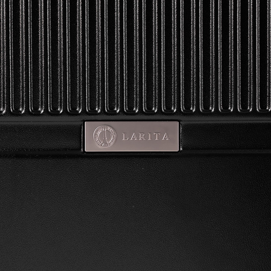 Vali kéo nhựa cứng Combo 3 Vali Larita Era Size S + M + L Black