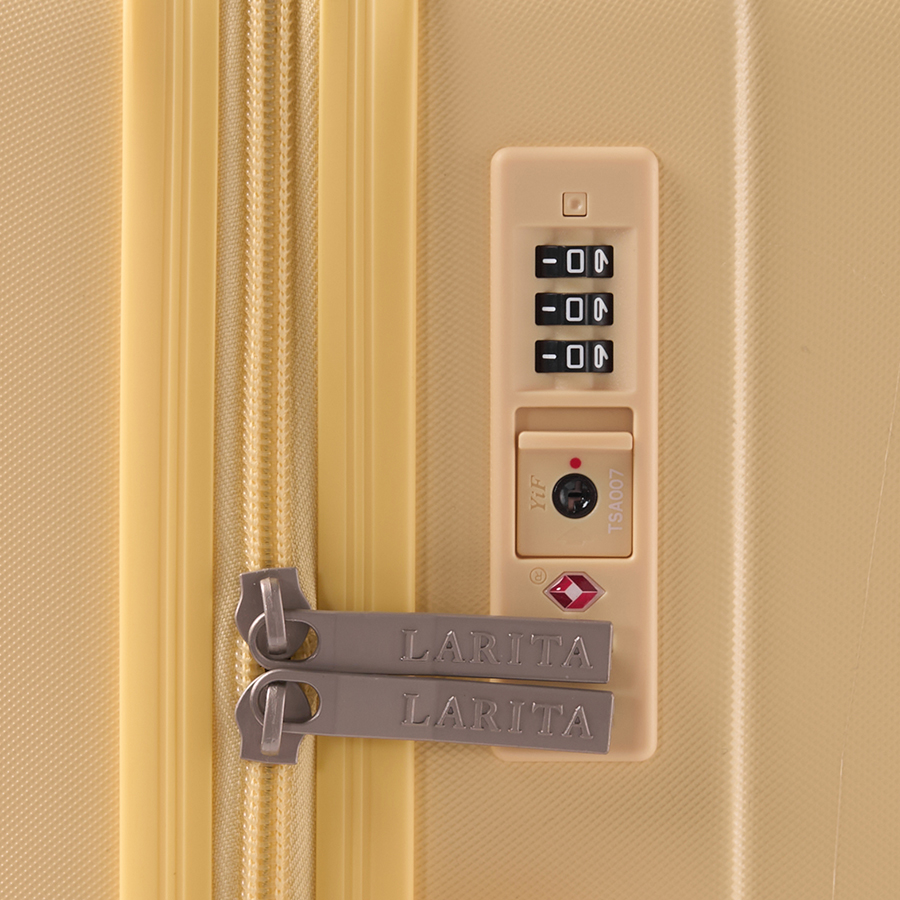 Vali kéo nhựa cứng Larita KINLEY LK0425_20 S Yellow