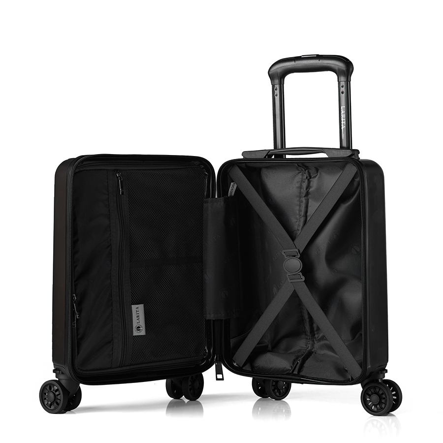 Vali kéo nhựa cứng Larita Lanca AH0525_16 S Black