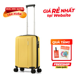 Vali kéo nhựa dẻo Larita Orix NM01_20 S Yellow