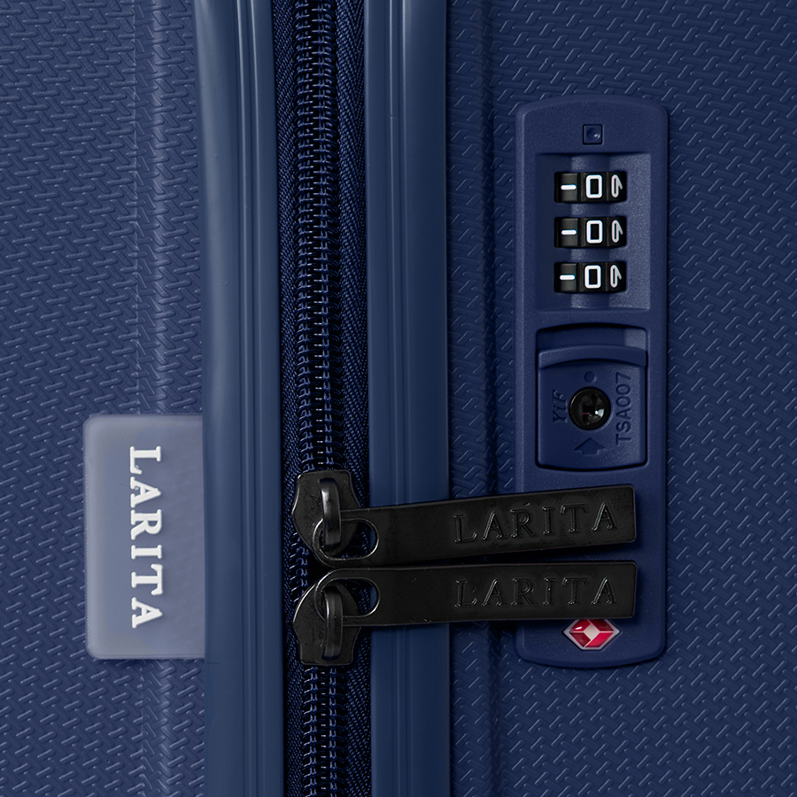 Vali kéo nhựa dẻo Larita Pome AH0725_20 S Dark Blue