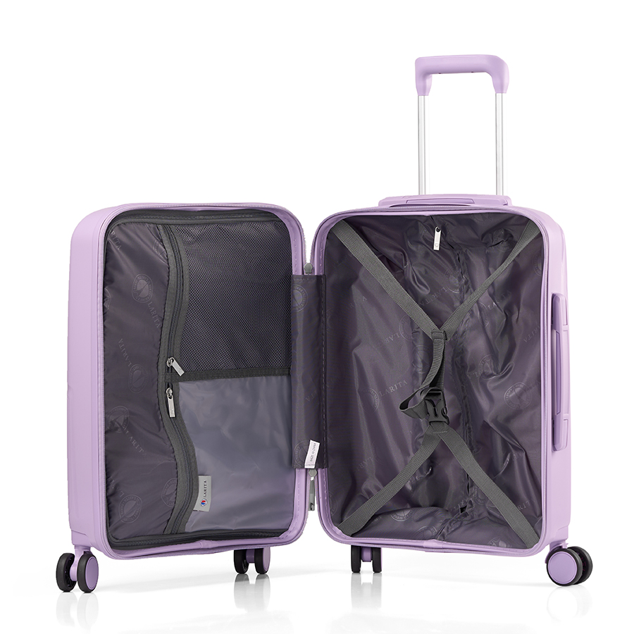 Vali theo bộ Combo 2 Vali Larita Romi Size S + M Purple
