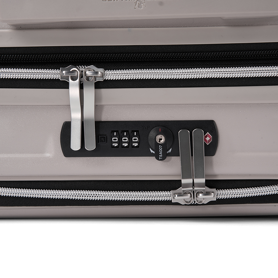 Vali kéo nhựa cứng Legend Walker 5208_54/23" M Light Gray