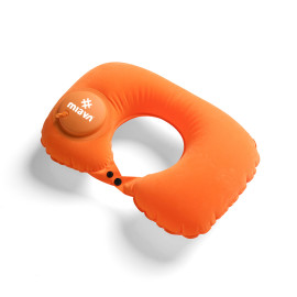 Gối cổ du lịch Mia Gối Hơi Du Lịch Gấp Gọn S Orange
