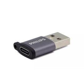 Phụ kiện khác Philips Bộ chuyển đổi OTG USB-A to Type-C SWA3070 S Grey