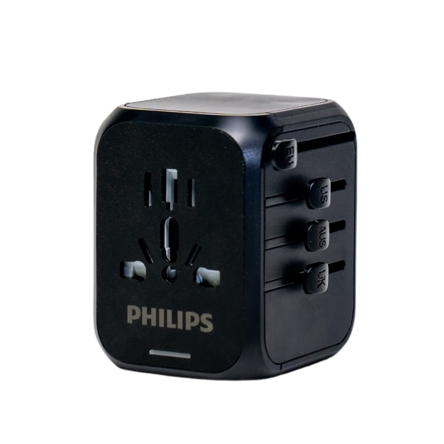 Phụ kiện khác Philips Ổ cắm điện du lịch universal PD20W SPN3351BK S Black