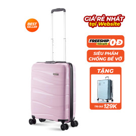 Vali kéo nhựa dẻo Pisani Lani TR608_20 S Baby Pink