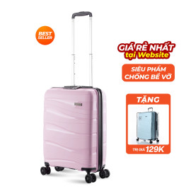 Vali kéo nhựa dẻo Pisani Lani TR608_20 S Baby Pink