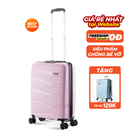 Vali kéo nhựa dẻo Pisani Lani TR608_20 S Baby Pink
