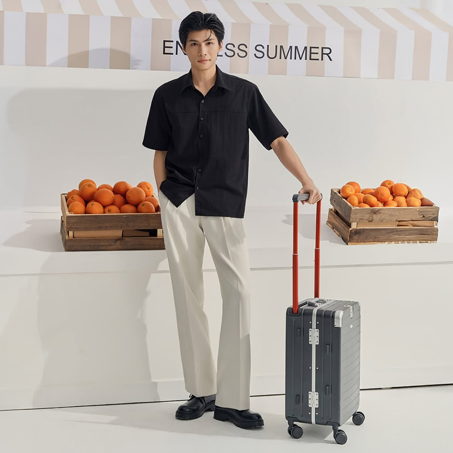 Vali khóa khung Pisani Lusso BR13_20 S Silver