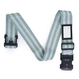 Dây đai vali The Travel Star BLT_01 TSA Locked Luggage Belt S Grey/Green