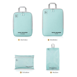 Túi phân loại hành lý The Travel Star GoFlex Organizer Set 4in1 S Blue