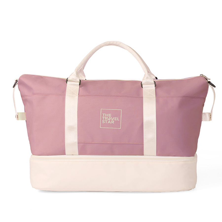Túi Xách The Travel Star Multi-use Bag with Shoes Pocket XL Pink/White