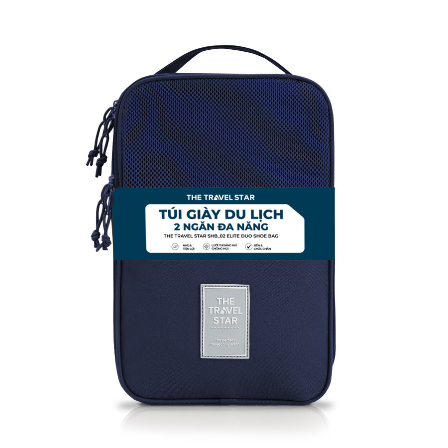 Túi đựng giày The Travel Star SHB_02 Elite Duo Shoe Bag S Navy