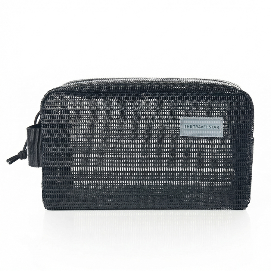 Túi đựng mỹ phẩm The Travel Star Summer Vibe Pouch S Black