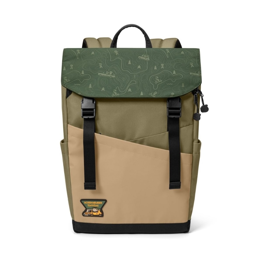 Balo Tomtoc LBP_03 Slash Flip Laptop Backpack 16 inch/18L Green