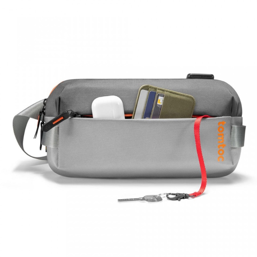 Túi Xách Tomtoc WBG_01 Lightweigh Codura Sling bag 8.3 Inch Gray
