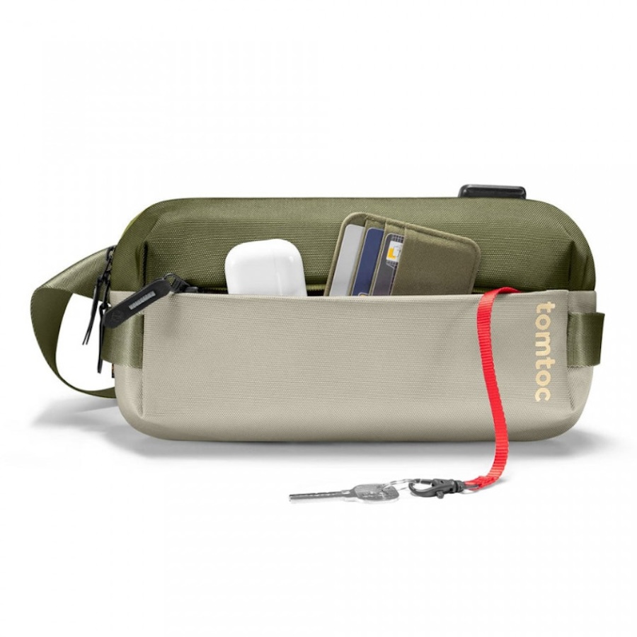 Túi Xách Tomtoc WBG_01 Lightweigh Codura Sling bag 8.3 Inch Green
