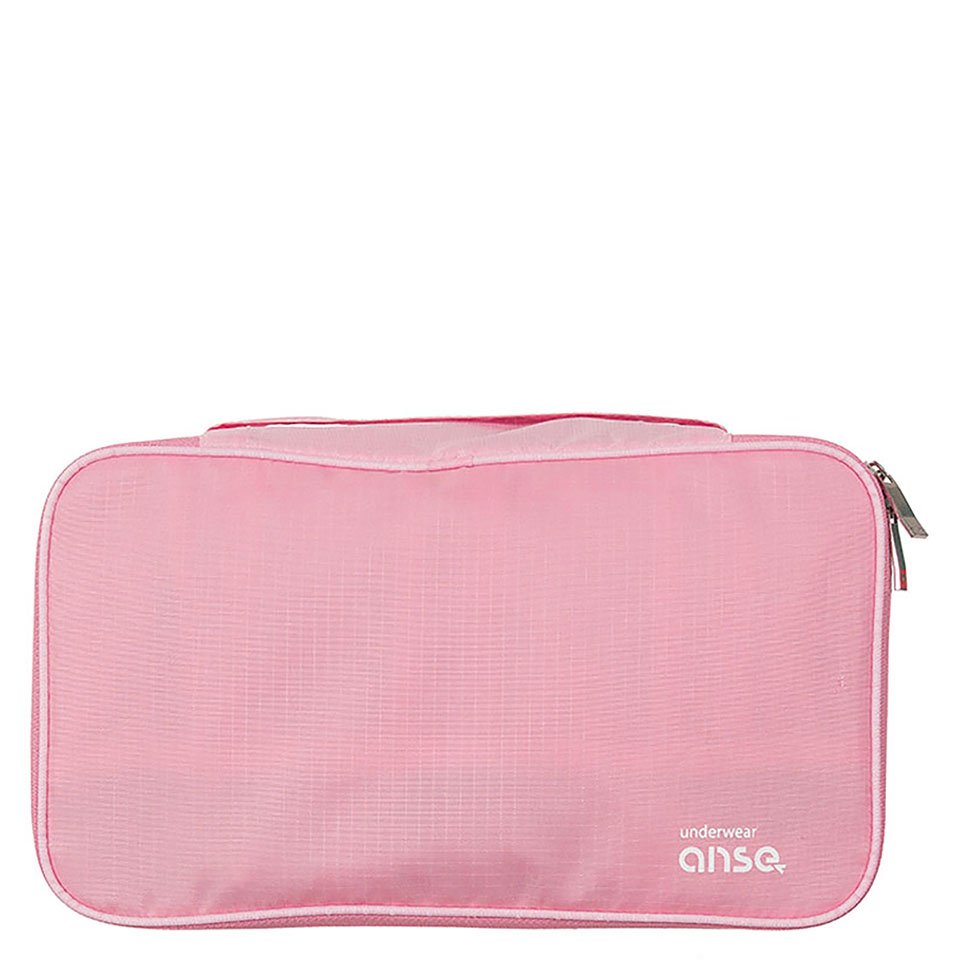 Túi phân loại hành lý Anse Double Side Zipper Pouch LA008 S Pink