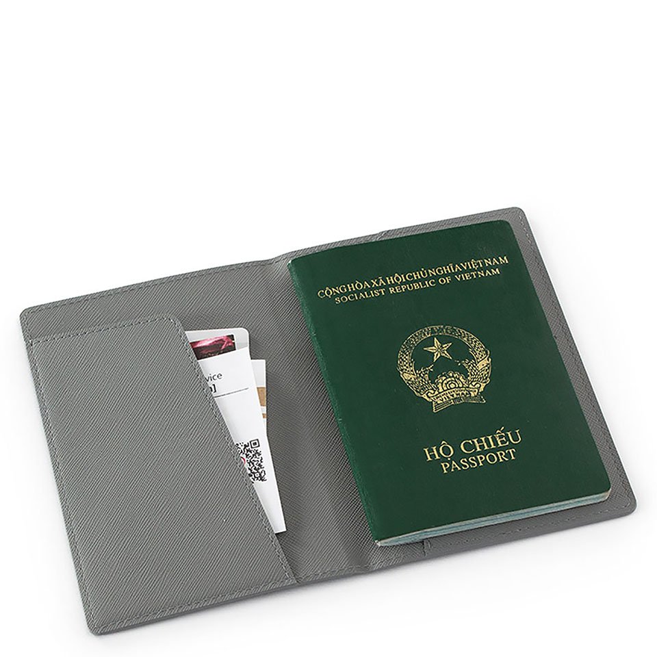 Ví đựng hộ chiếu/passport Anse Passport Cover LA303 S Gray