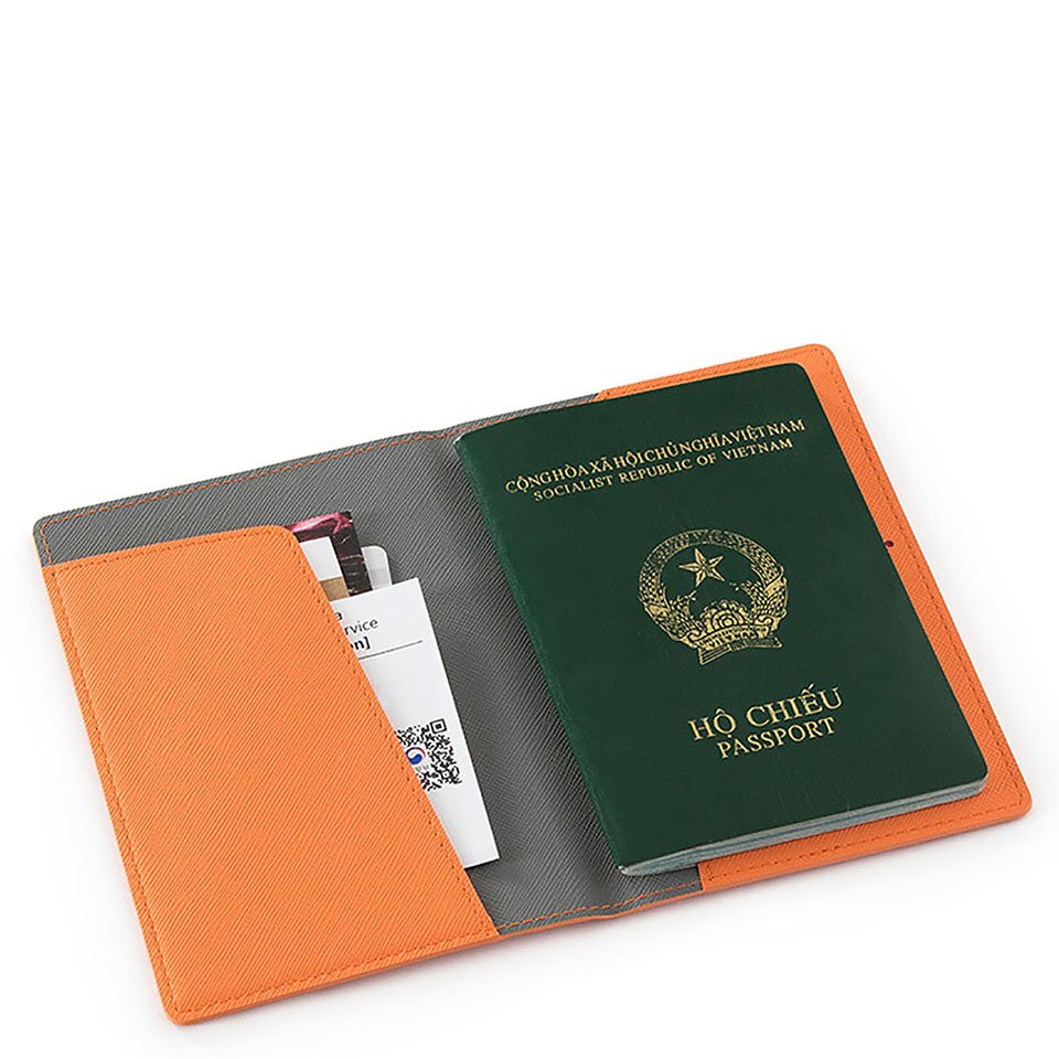 Ví đựng hộ chiếu/passport Anse Passport Cover LA303 S Orange