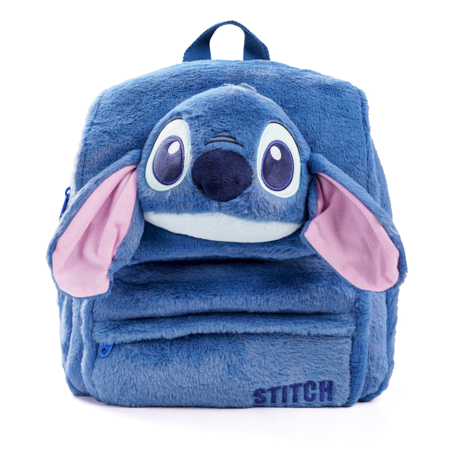 Balo Disney Furry Stitch Standard Backpack M Blue